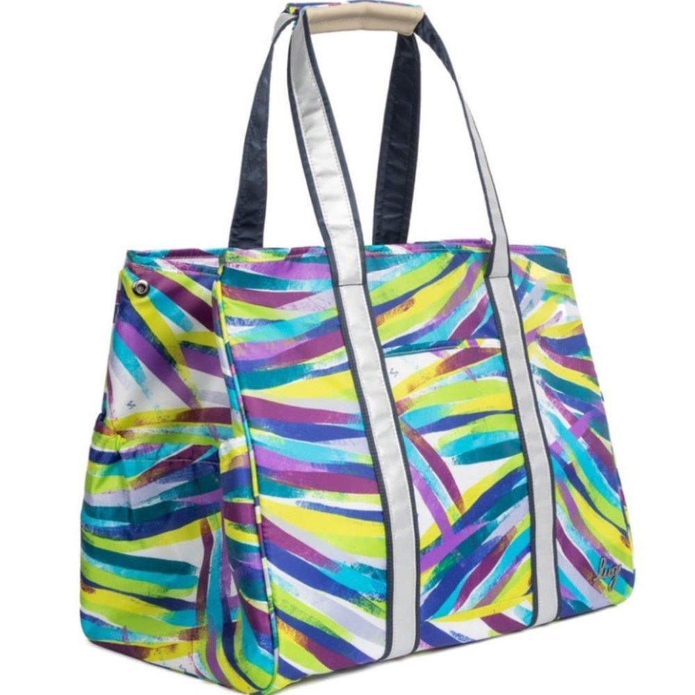 Lug Rover XL Carry-All Tote 🖌️🏳️🌈Brushstrokes Multi - Picture 2 of 8